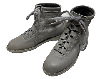 Vintage Grey Vibram 80's/90's  Boot Shoes 7 1/2