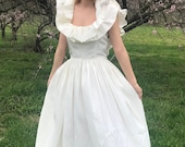 ON SALE Simple 80 39 s wedding, bridesmaid, prom dress