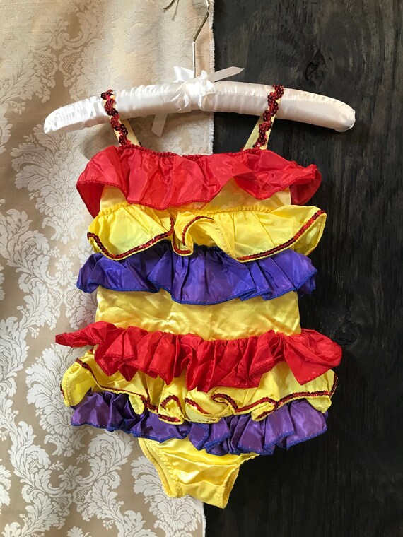 60's/70's Spanish Style Dance Leotard Costume Peti