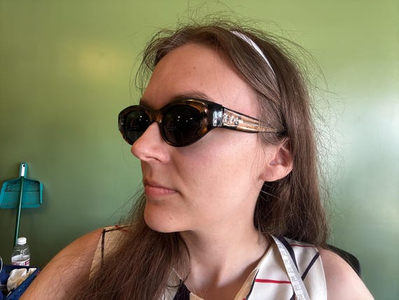 Vintage 50's/60's Cat Eye Sun Glasses Frame - image 4