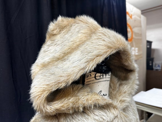 Amazing 70's Faux Fur Hooded Coat - image 7