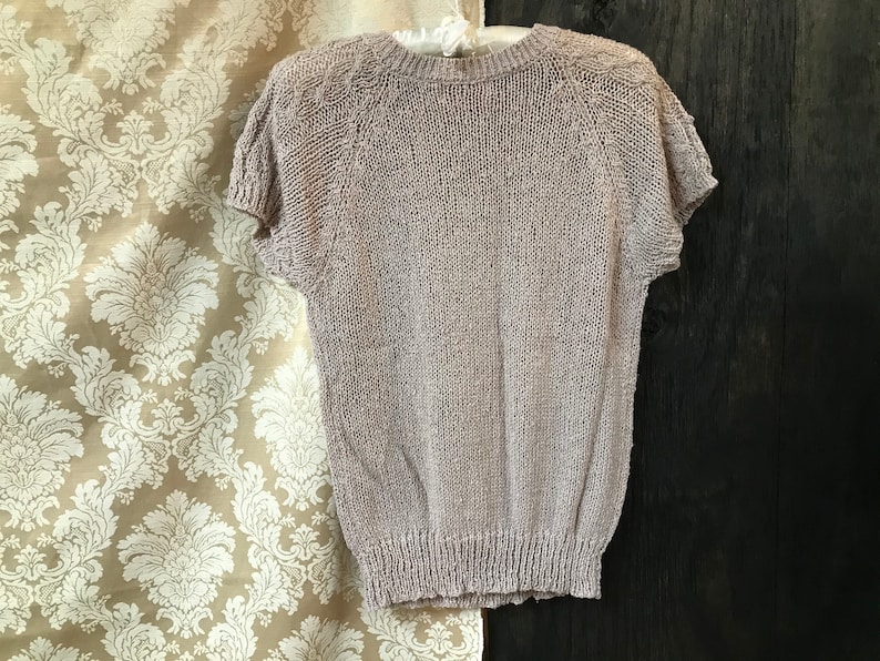 70/'s80/'s Short Sleeve Sweater