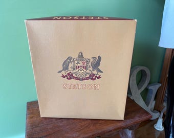Scatola porta cappelli Stetson vintage, perfetta come elemento decorativo!