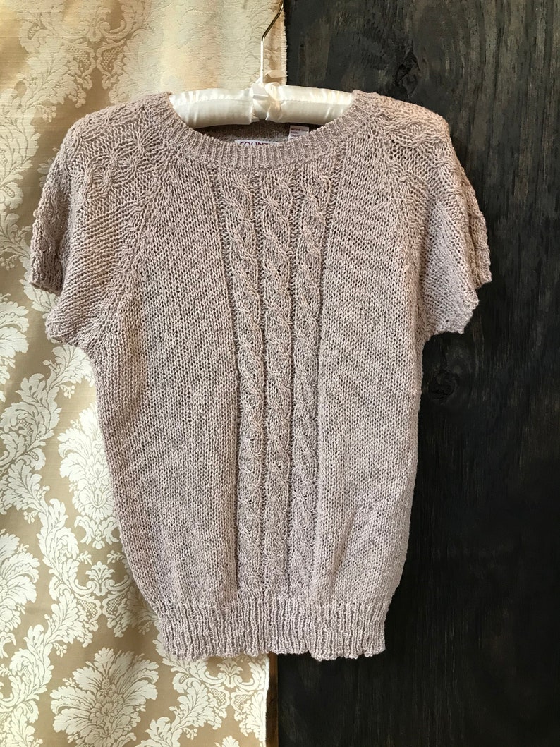 70/'s80/'s Short Sleeve Sweater
