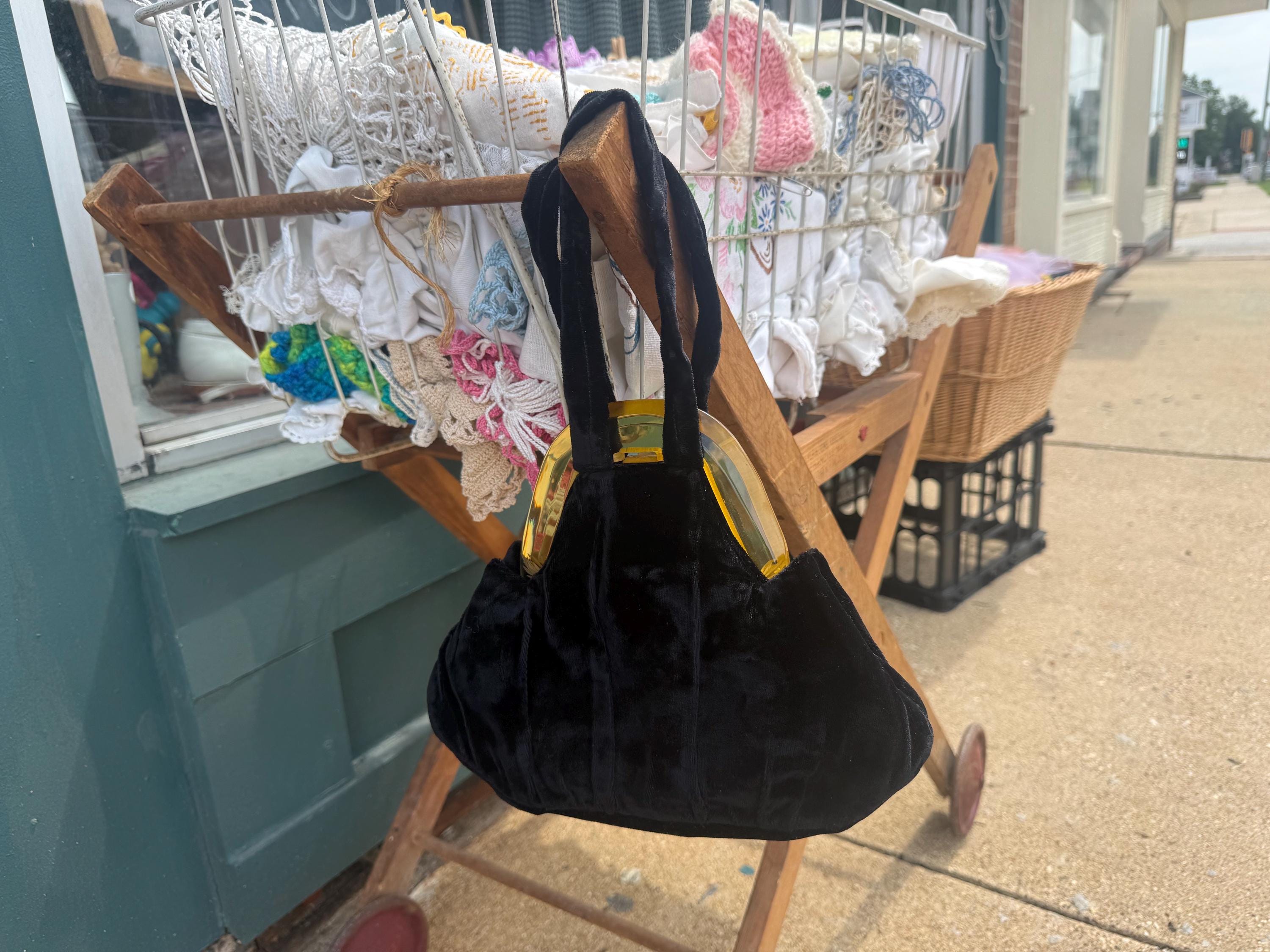 フランス製アンティーク ゴブランハンド バッグべっ甲がま口ヴィンテージ Vintage Handbags - Etsy - Page 4