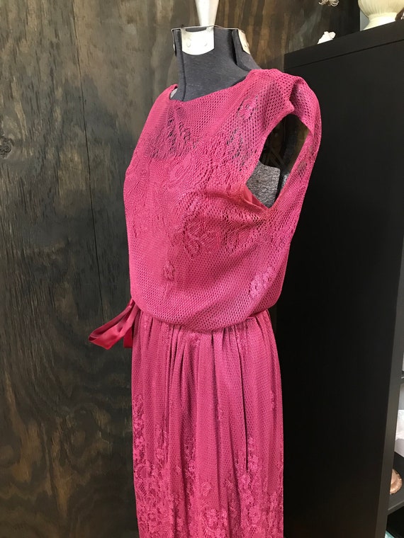 80's Does 30's Lace Gown