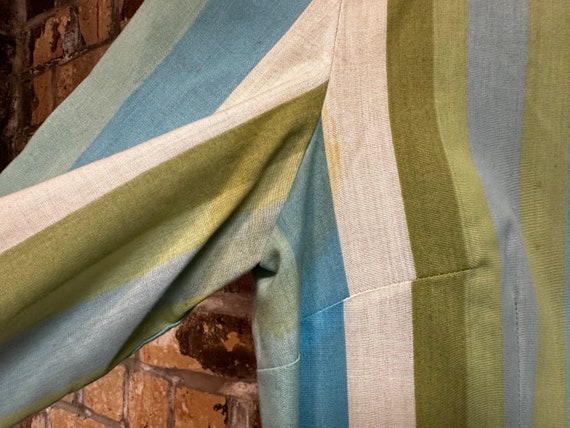 Groovy Mod Vintage 60's Handmade Stripped Sheath … - image 7