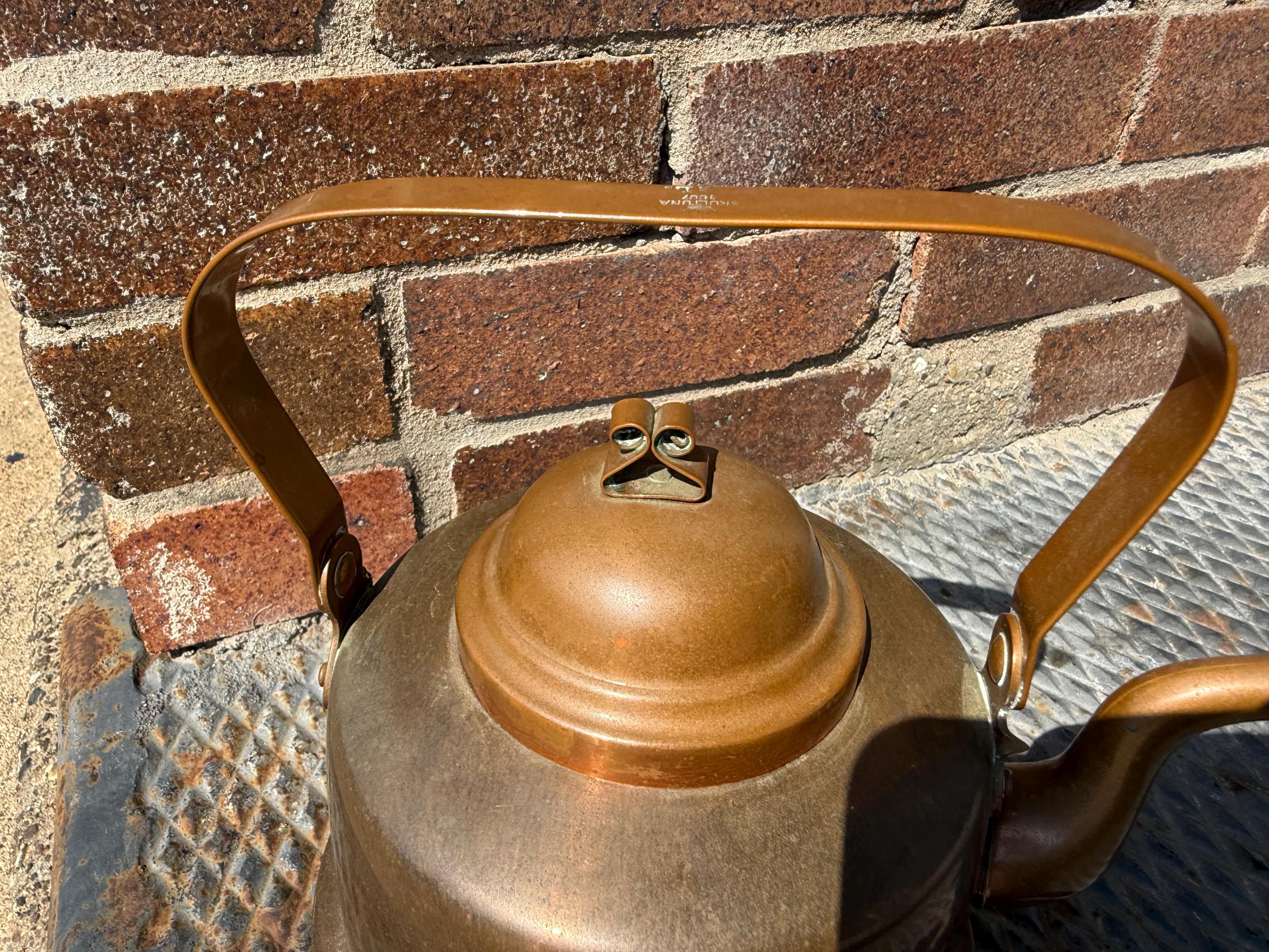 SKULTUNA 1607 アンティーク デキャンター Vintage 1920's Skultuna 1607 2L Copper Tea Kettle Made in