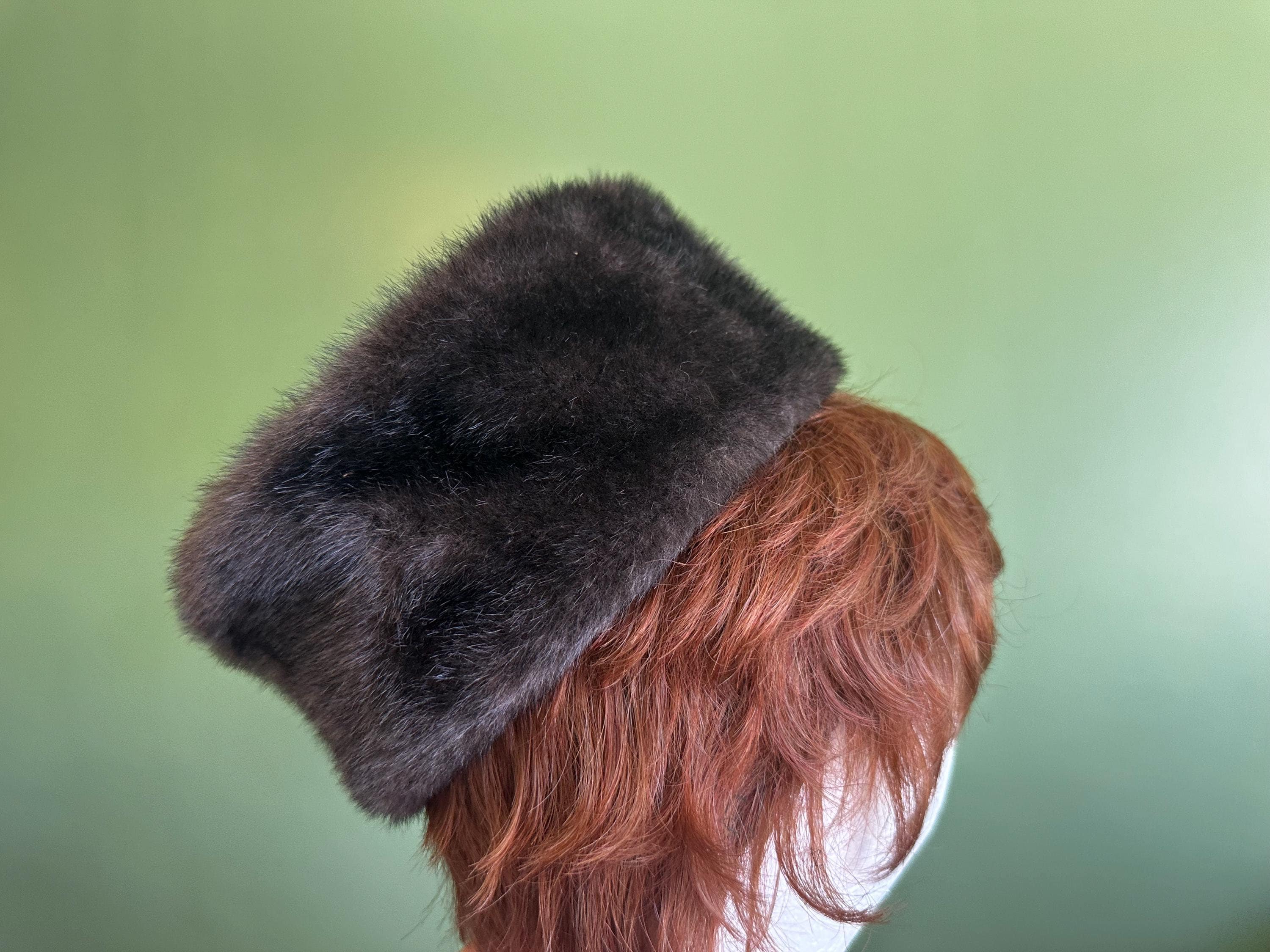 Vintage Knapp’s Lansing Fur Pillbox Hat 50s 60s Fur Pillbox Everyday Vintage Hats for Women for sale | eBay main image 2
