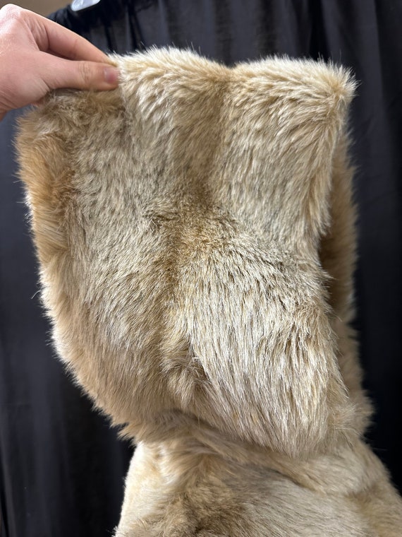 Amazing 70's Faux Fur Hooded Coat - image 8