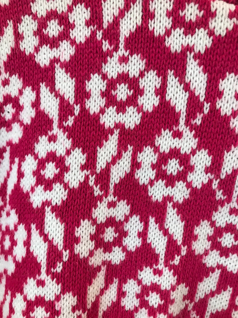 Pink /& Girly 80/'s Oversized Sweater