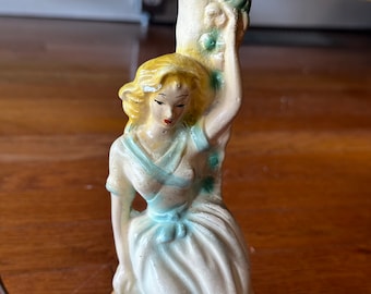 Lámpara de trabajo Southern Belle de Chalk Ware, años 30