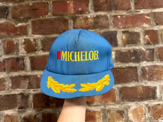 Vintage 70's Michelob Beer Trucker Ball Cap Snap … - image 1