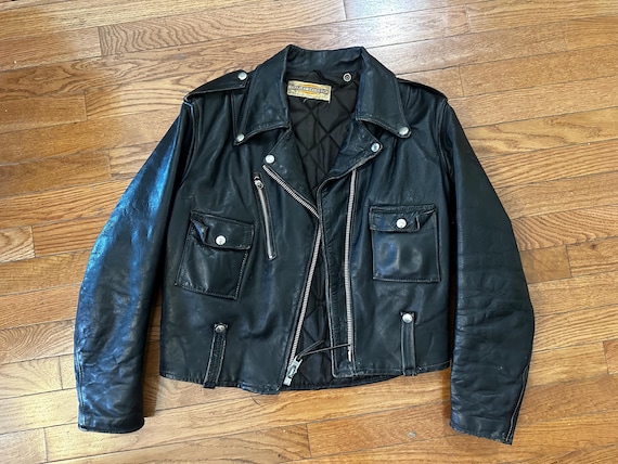 Vintage 1960's Harley Davidson Leather Jacket Cycle Champ - Etsy