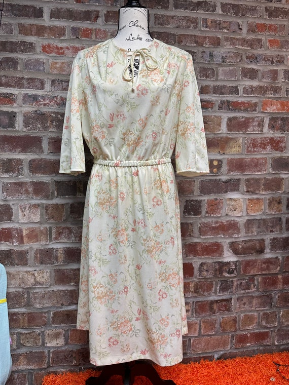 Vintage Cottagecore 70's Floral Dress - image 4