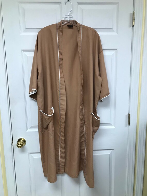 Vintage 70's/80's Brown Unisex Robe - image 6