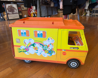 Vintage 1970 Mattel Barbie Country Camper Van with Pop Up Tent