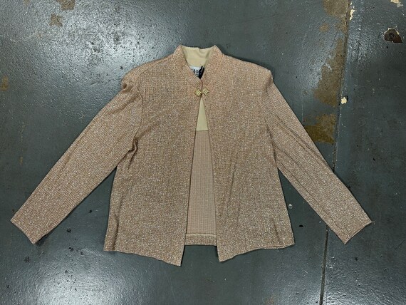 Stunning Vintage 80's Sparkly Over Jacket - image 5