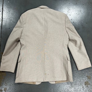 Vintage 90's Beige Blazer Sports Coat image 2