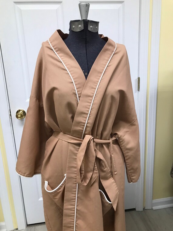 Vintage 70's/80's Brown Unisex Robe - image 3