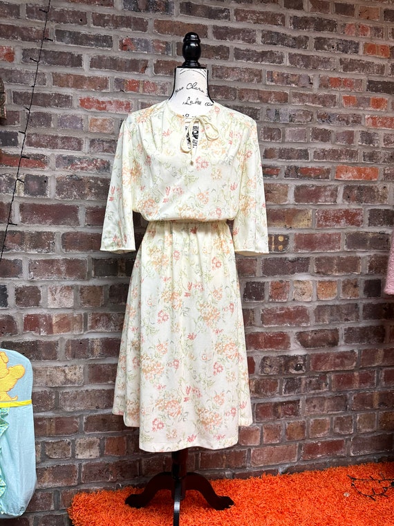 Vintage Cottagecore 70's Floral Dress - image 2