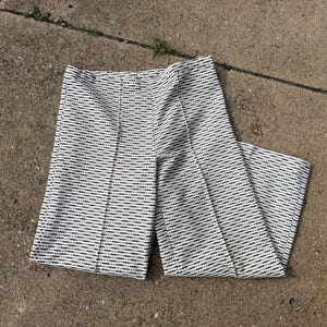 Vintage 60&#39;s/70&#39;s Textured Pattern Polyester Pants Slacks