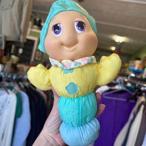 Giocattolo vintage Playskool Glow Worm del 1997, adorabile insetto luminoso (VISTO COSÌ COM'È)