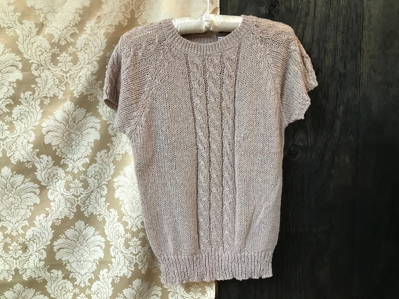 70/'s80/'s Short Sleeve Sweater