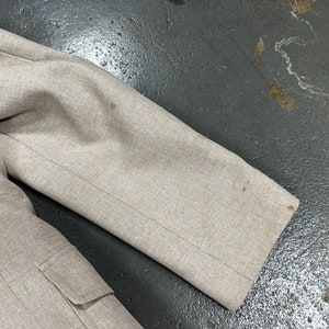 Vintage 90's Beige Blazer Sports Coat image 6