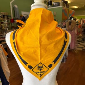 Vintage 70's Cub Scout Neckerchief Bandana