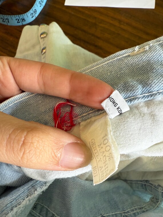 Vintage 90's/Y2K Faded Glory Studded Bell Bottom … - image 7