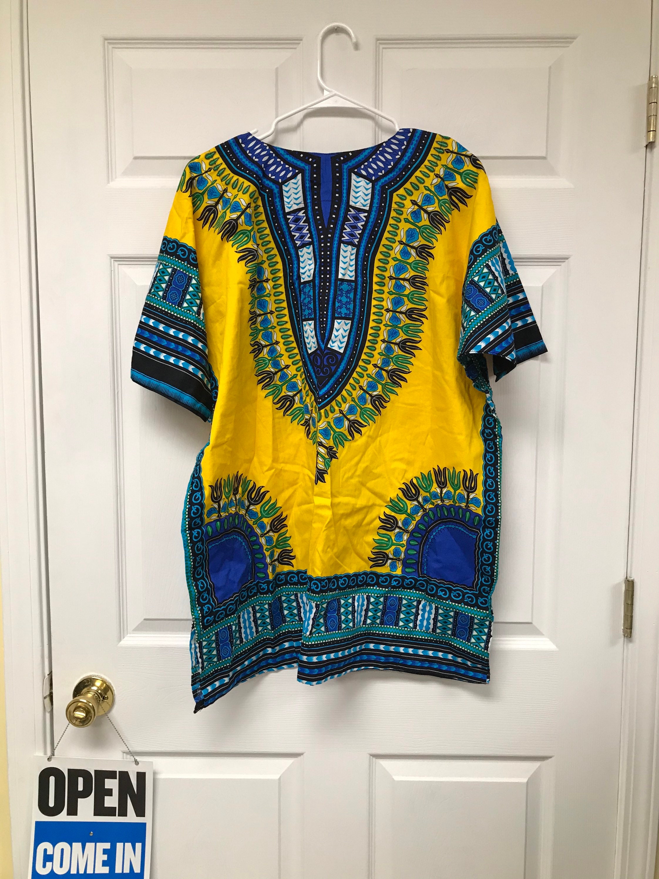 Vintage 70's/80's Tribal Kaftan Top - Etsy