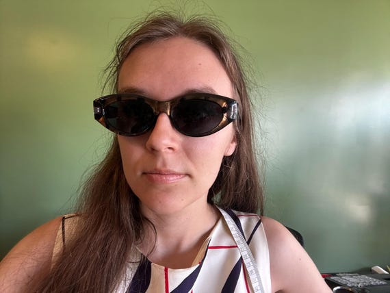 Vintage 50's/60's Cat Eye Sun Glasses Frame - image 3