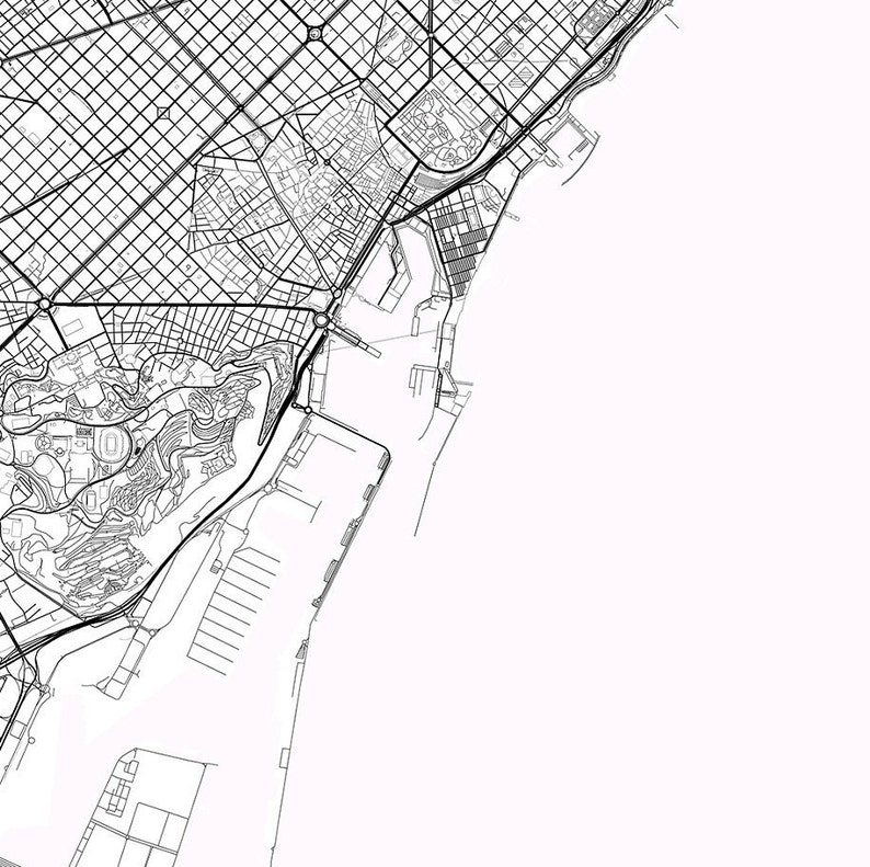 Custom Map Print Set of 4,Personalized Map Print,City Map Art,DIGITAL DOWNLOAD