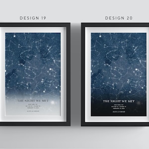 Stampa digitale della mappa stellare, Dove tutto ebbe inizio, Regalo di compleanno per lei, La nostra prima casa, Regali di anniversario, La notte in cui ci siamo incontrati, Poster della mappa stellare, Regalo di nozze