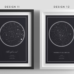 DIGITAL Star Map Print,Where it all began,You were born,Star Map Poster,Birthday Gift for her,Anniversary Gifts,Night We Met,Wedding Gift