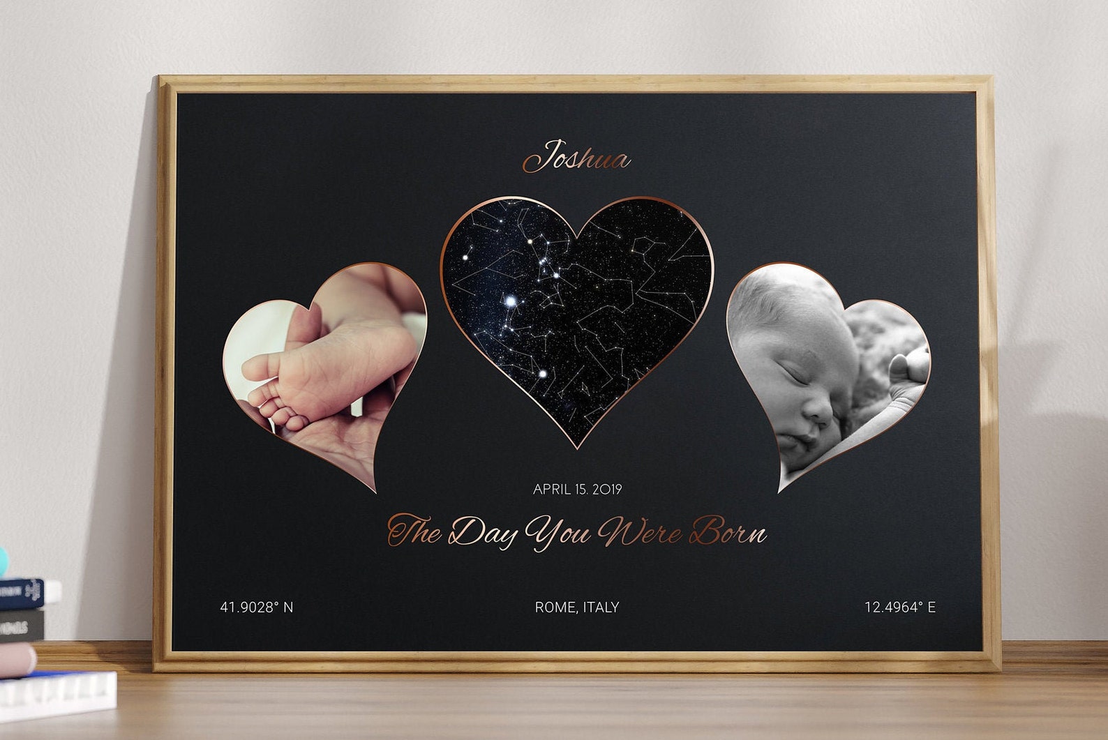 Night Sky Print New Born BabyThe Day You Were BornCustom Etsy