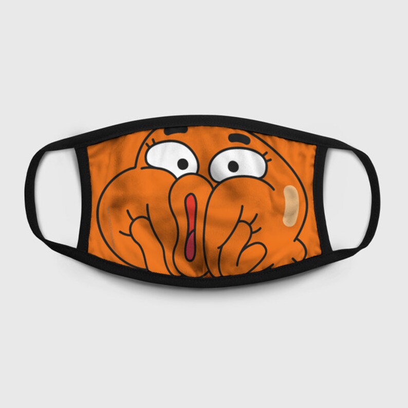 The Amazing World of Gumball Face Mask Darwin Watterson Mask Etsy