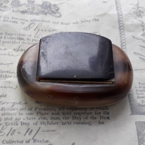 Lovely horn snuff box.