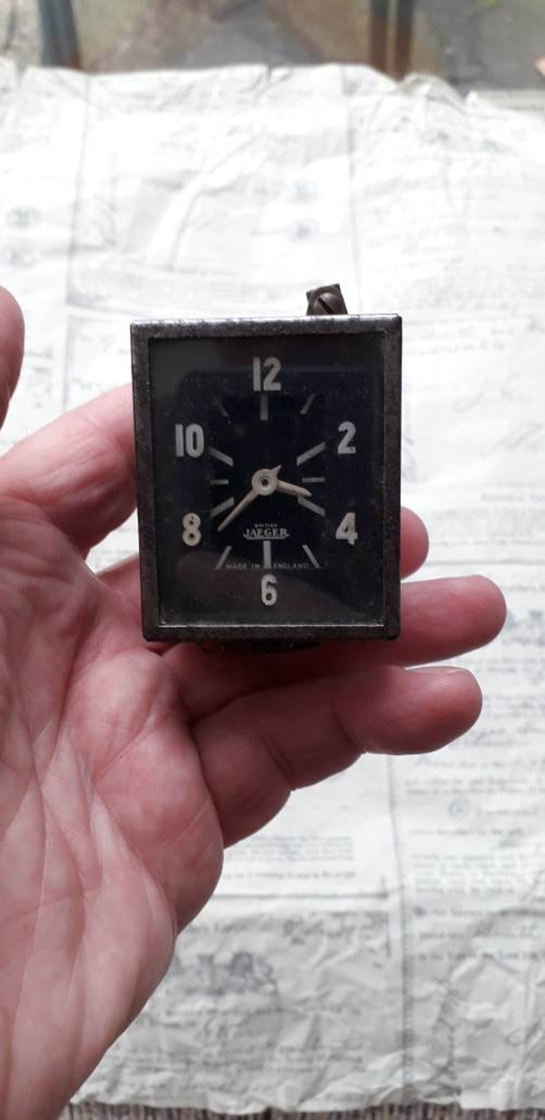 Vintage Jaeger Car Clock Made in England. Etsy