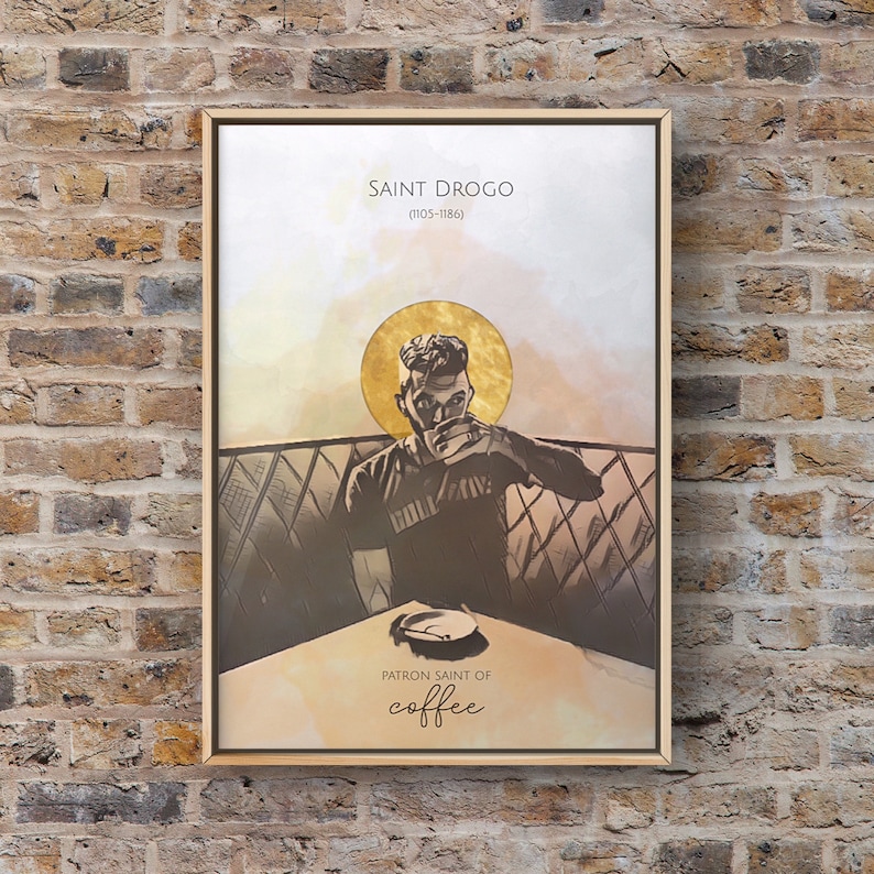 Coffee, Patron Saint of Coffee, Saint Drogo, Cafe, Coffee Shop