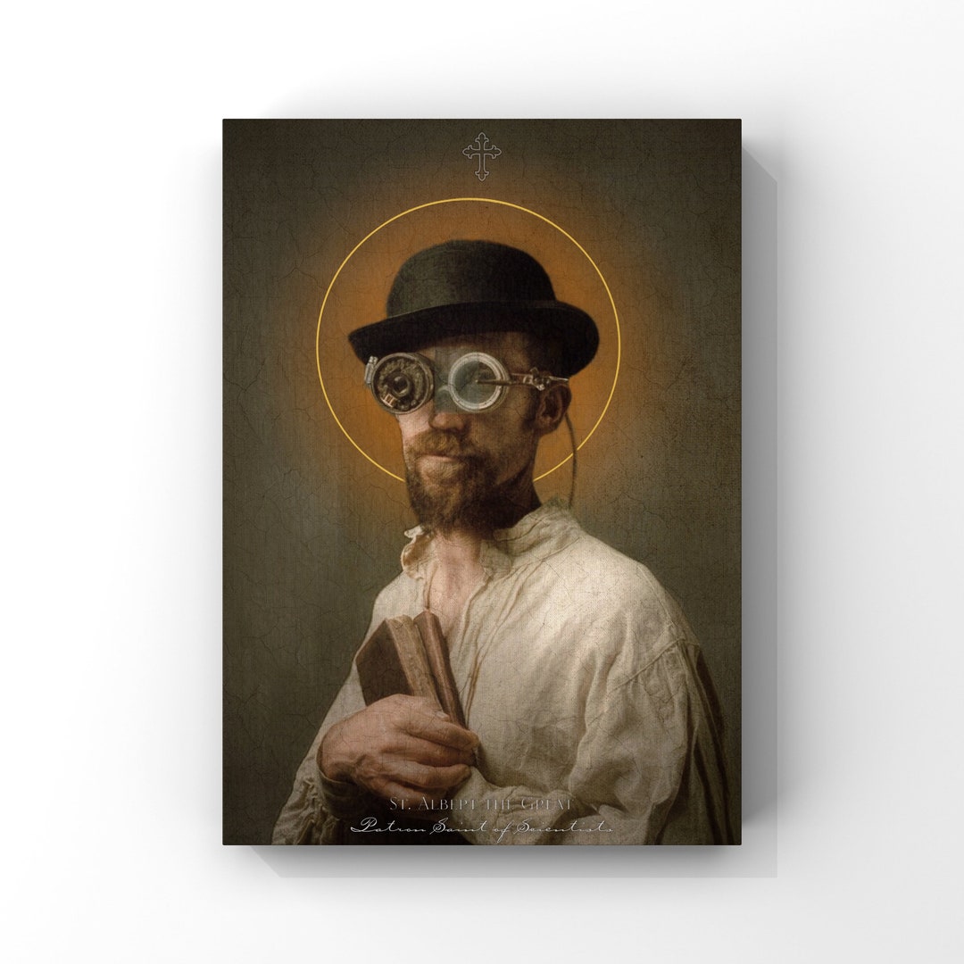 St. Albert the Great Patron Saint of Scientists Catholic Art Print