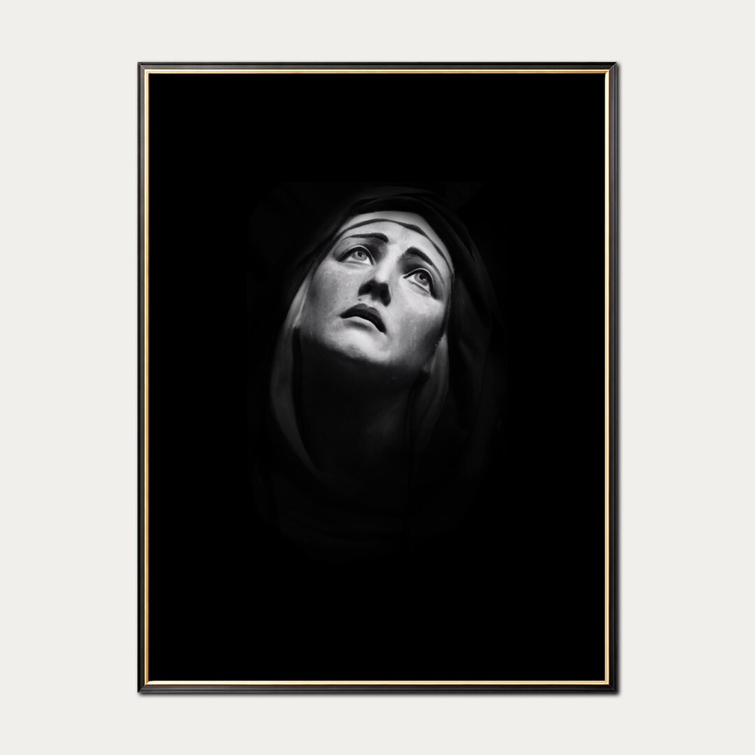 Our Lady of Sorrows - Catholic Art Print - Virgin Mary- Holy Mother God ...