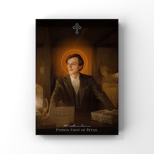 San Homobono - Patrón del Comercio Minorista - Lámina Católica - Pequeña Empresa - Dueño de Tienda - Santo Católico - Imprimibles - Descarga Digital