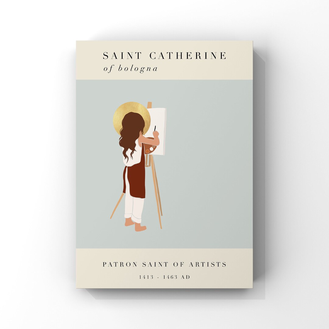 Patron Saint of Artists Saint Catherine of Bologna Artist Wall Art