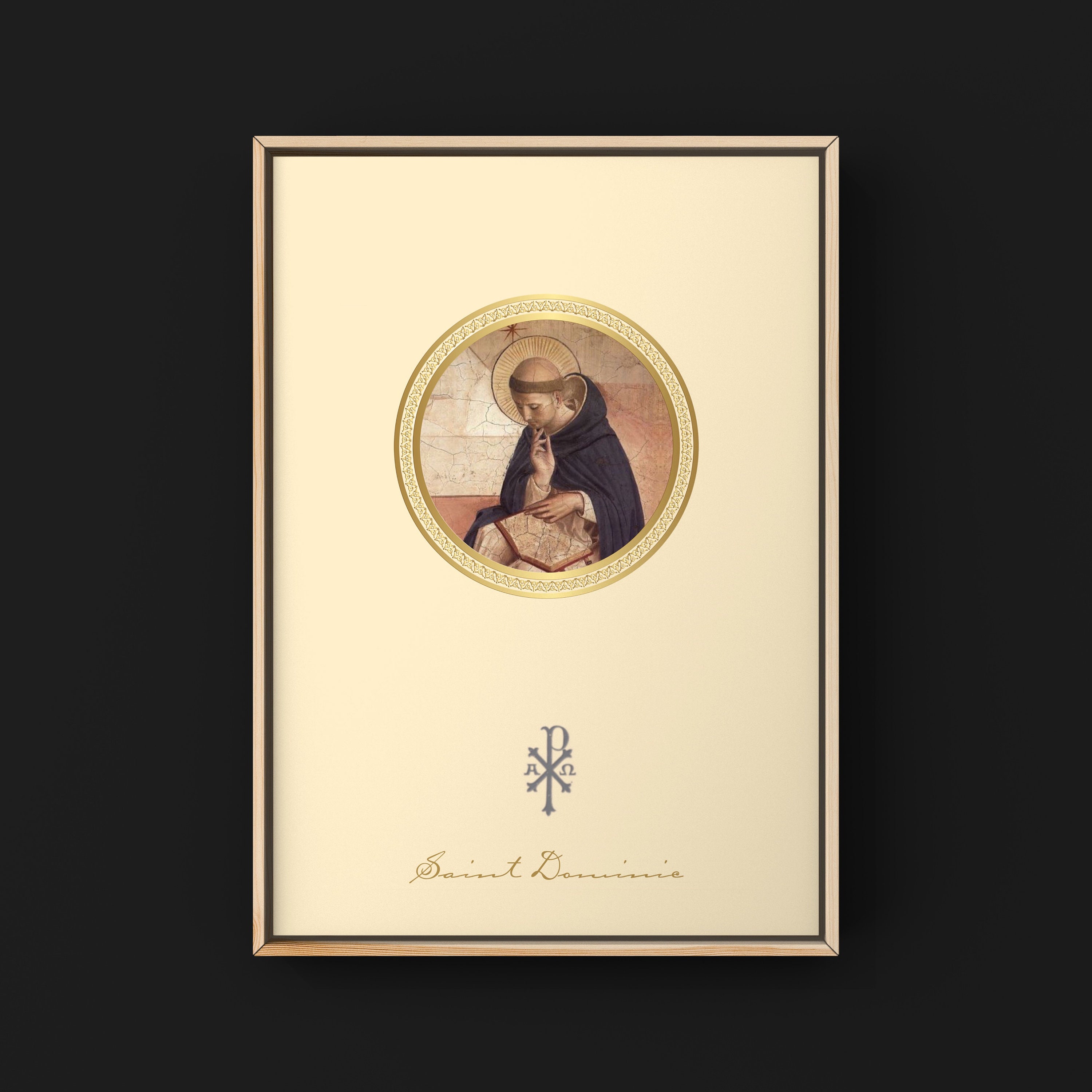 St. Dominic - Catholic Art Print - Patron Saint of Astronomers ...