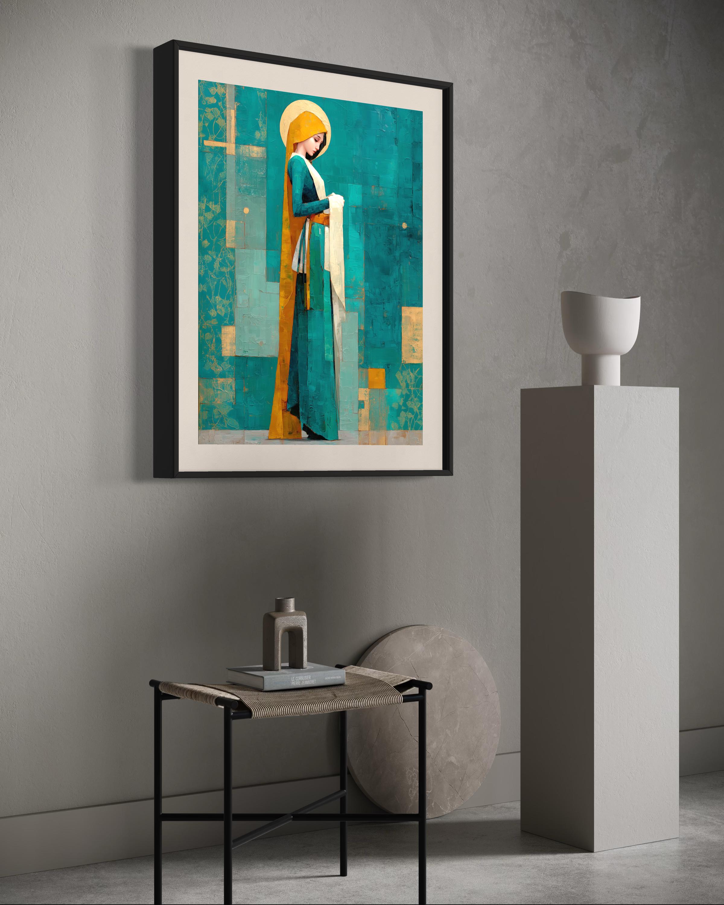 Saint Veronica Catholic Wall Art — Patron Saint of Photography — Modern ...