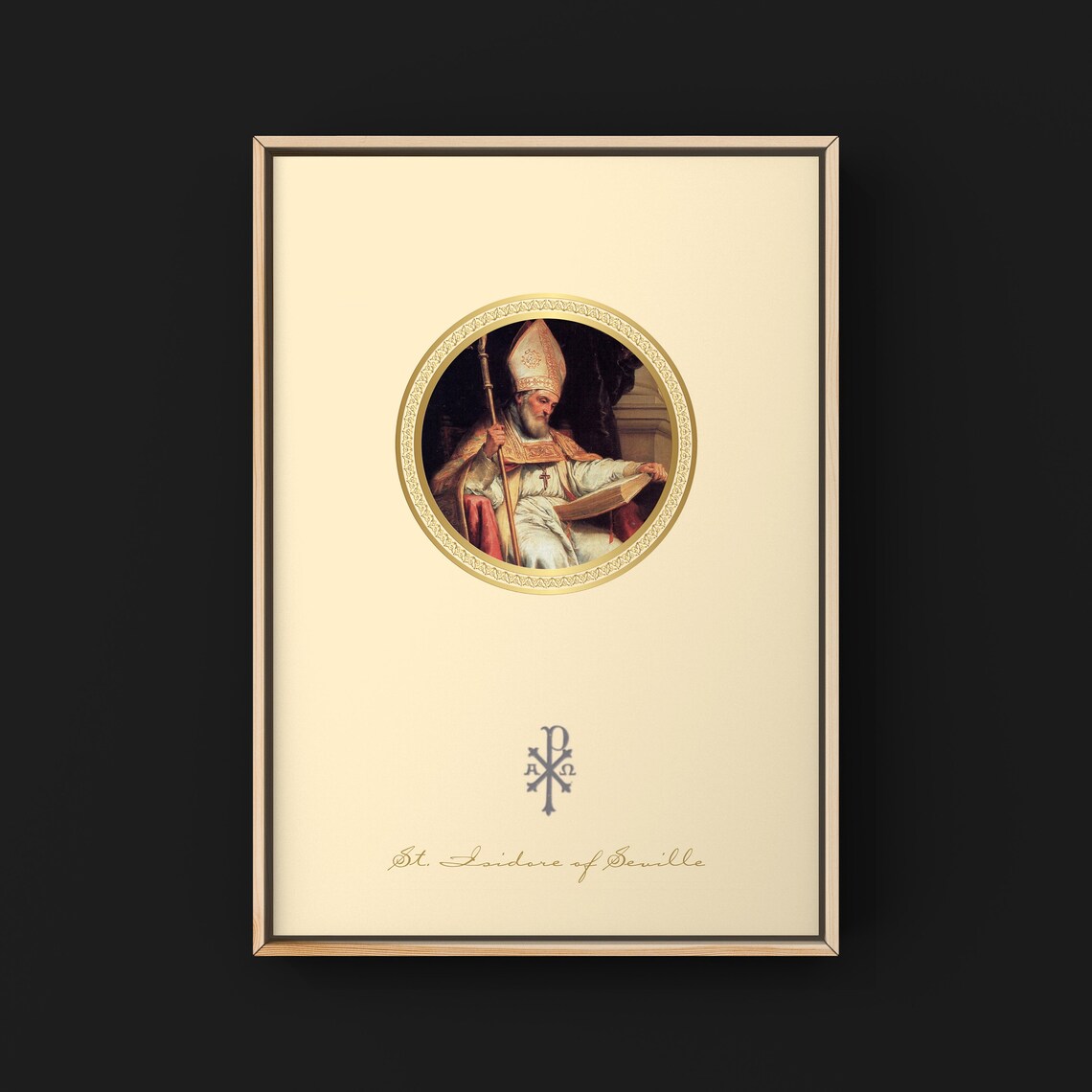 St. Isidore of Seville Patron Saint of Computers Technology Etsy