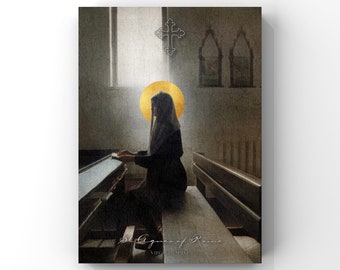 Santa Inês de Roma - Virgem Mártir - Impressão de Santa Inês - Padroeira das Virgens - Arte Católica - Imprimíveis - Download Digital