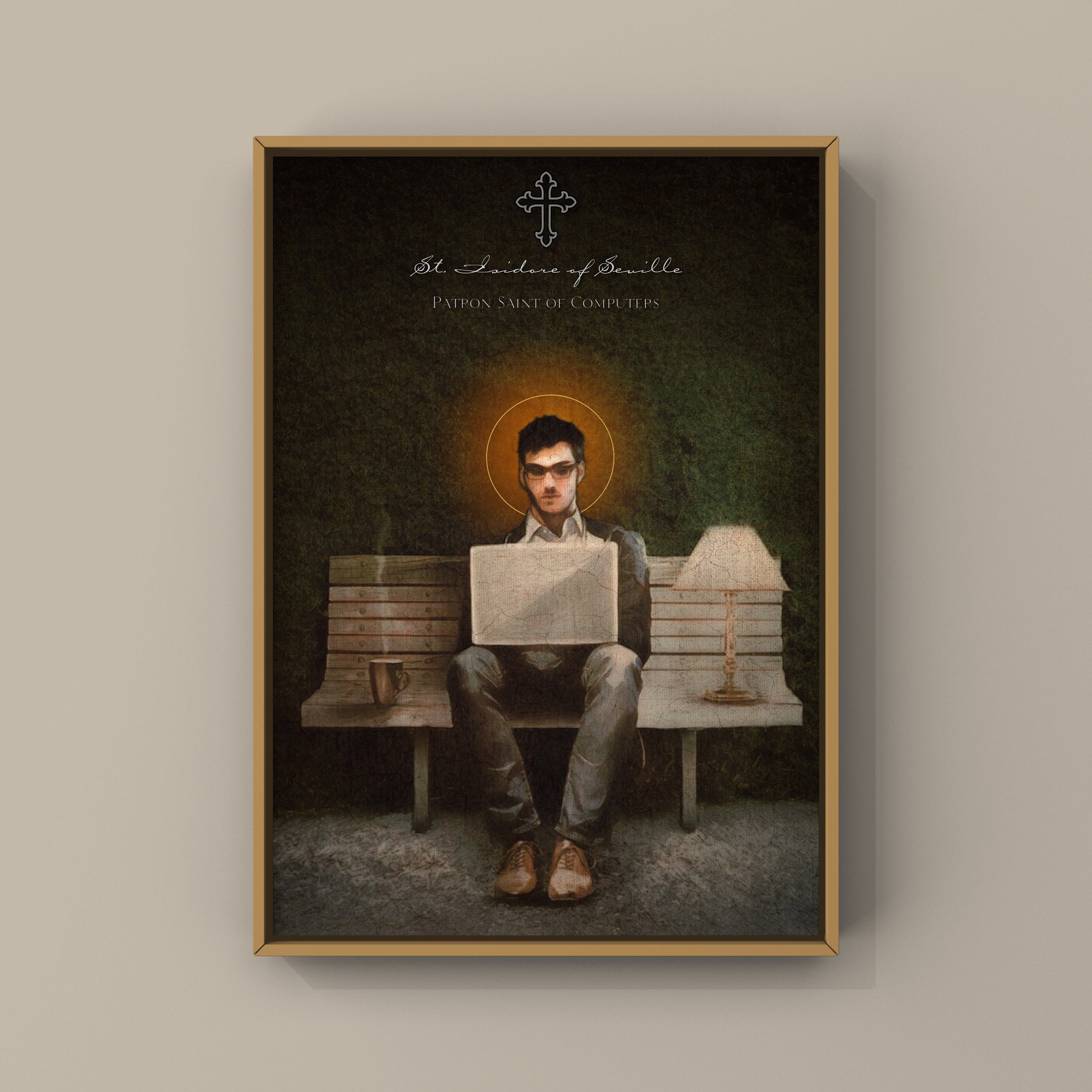 Patron Saint of Computers St. Isidore of Seville Catholic Print ...